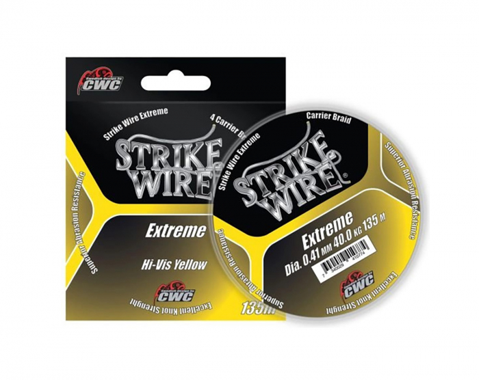 Strike Wire Extreme 0,28mm/20kg -135m, Gul i gruppen Övrigt / Fiskelinor / Flätlina hos Örebro Fiske & Outdoor AB (60-E028-01352)